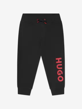 Hugo Boys Logo Joggers in Black