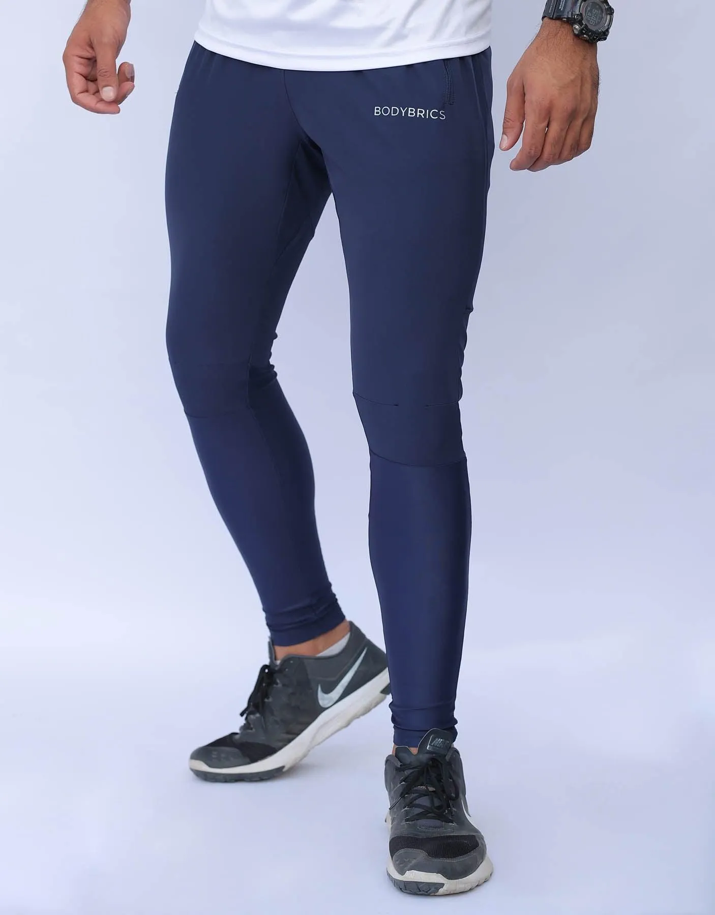 Hybrid Tech Joggers -Navy Blue