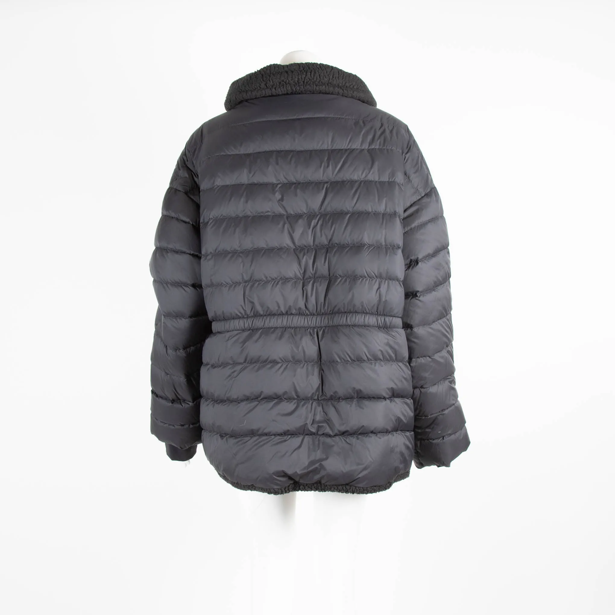 Ienki Ienki Black  Shearling Lined Padded Jacket