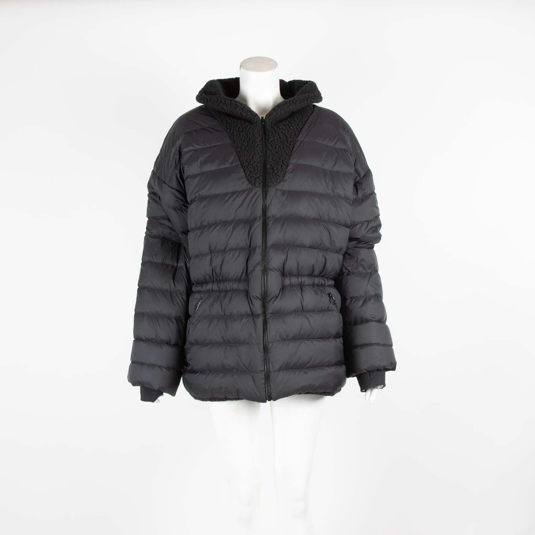 Ienki Ienki Black  Shearling Lined Padded Jacket