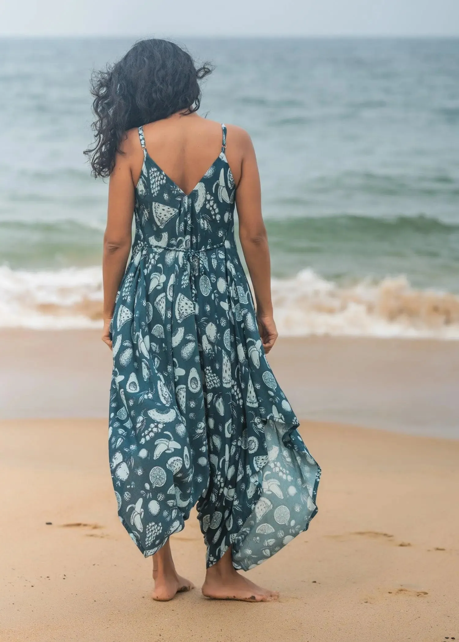 Indigo Fruit Punch Wave Jumpsuit