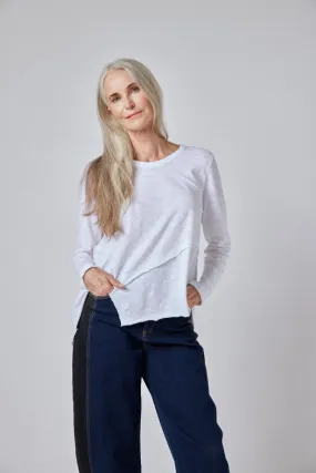 Inner Glow Asymmetric Long Sleeve Top