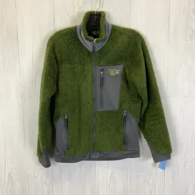 Jacket Faux Fur & Sherpa By Mountain Hardwear In Green & Grey, Size: M