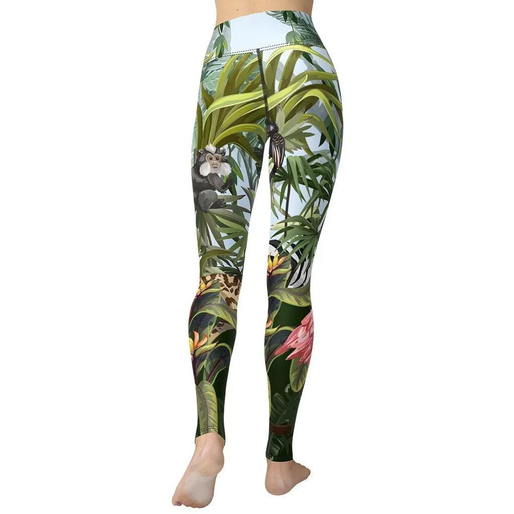 Jungle Celebration Yoga Leggings