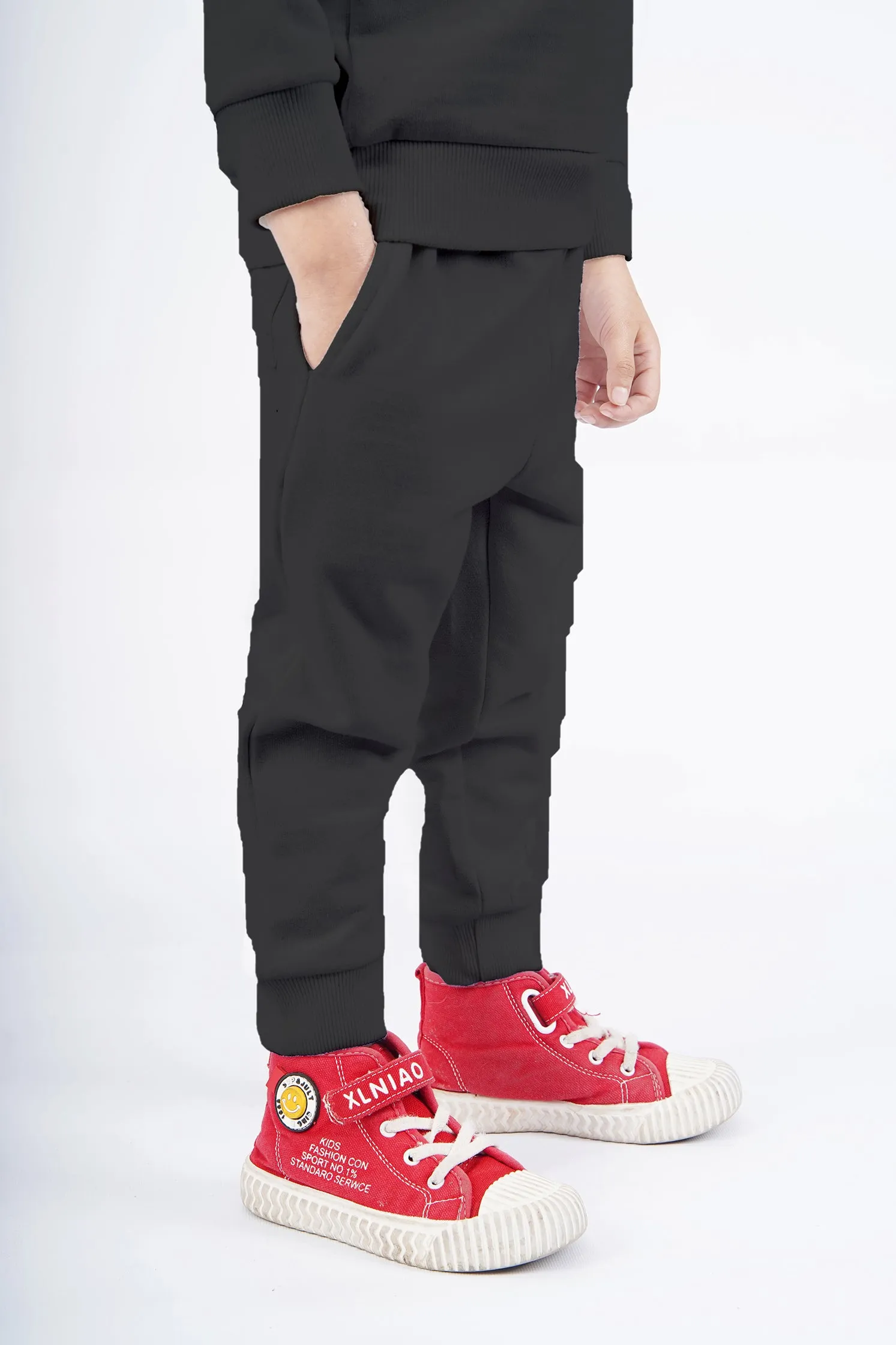 KIDS SWEAT CHARCOAL WITH TROUSER