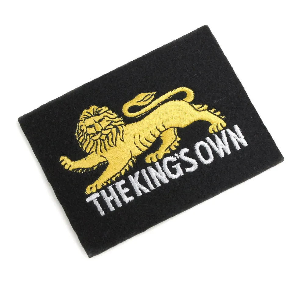 KINGS OWN ROYAL REGIMENT LANCS CLOTH BLAZER BADGE