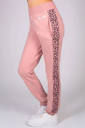 Leopard Panel Joggers