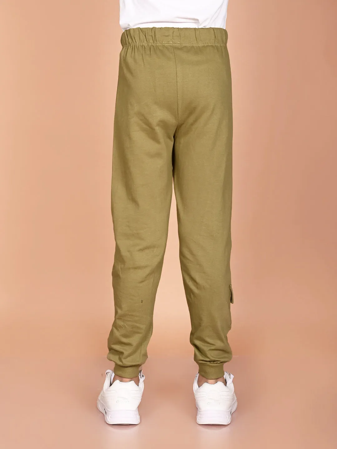 Lilpicks Boys Relaxed Fit Solid Joggers