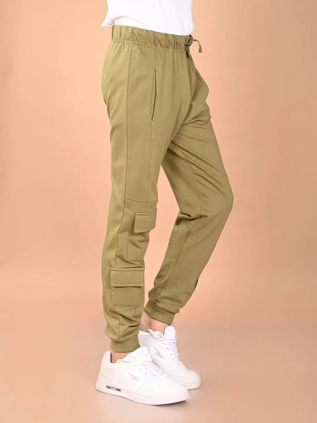 Lilpicks Boys Relaxed Fit Solid Joggers