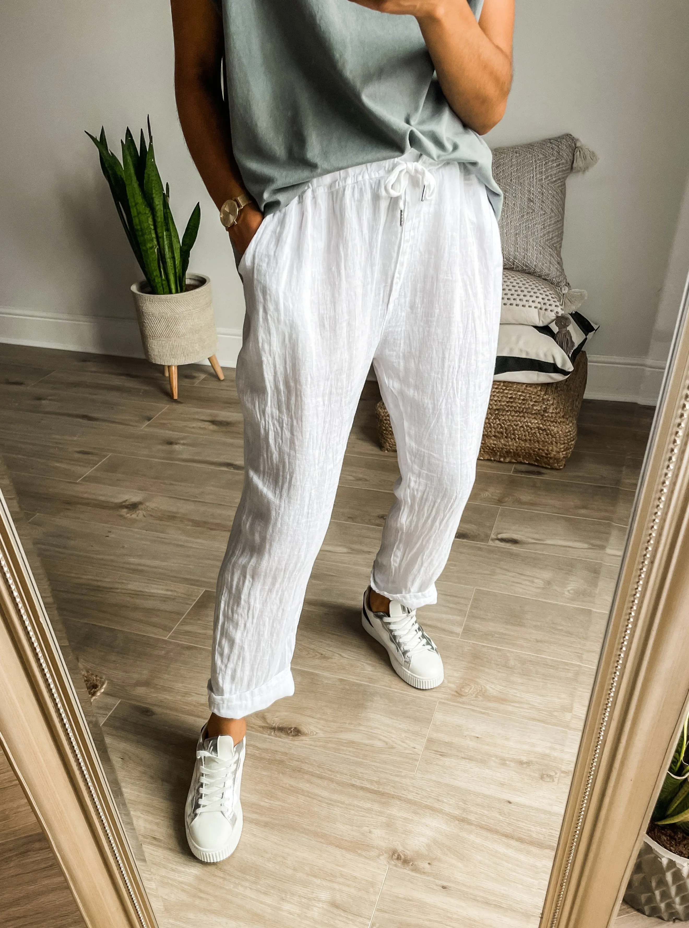 Linen Joggers