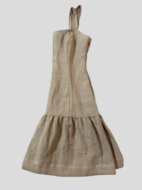 Linen Slip Dress - Oat - Best Seller