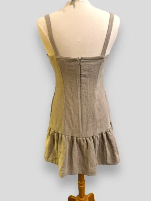 Linen Slip Dress - Oat - Best Seller