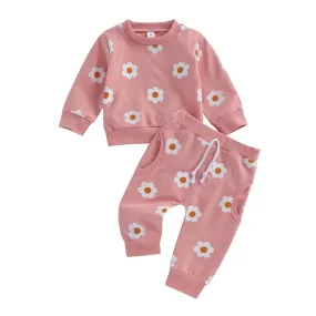 Long Sleeve Daisy Baby Set