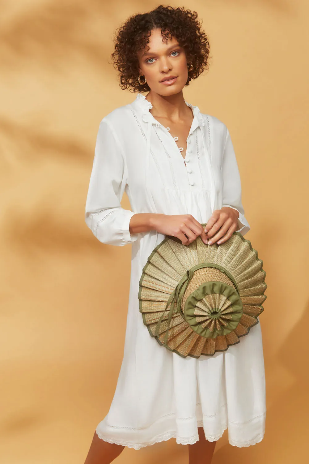 Louisa Dress White Linen