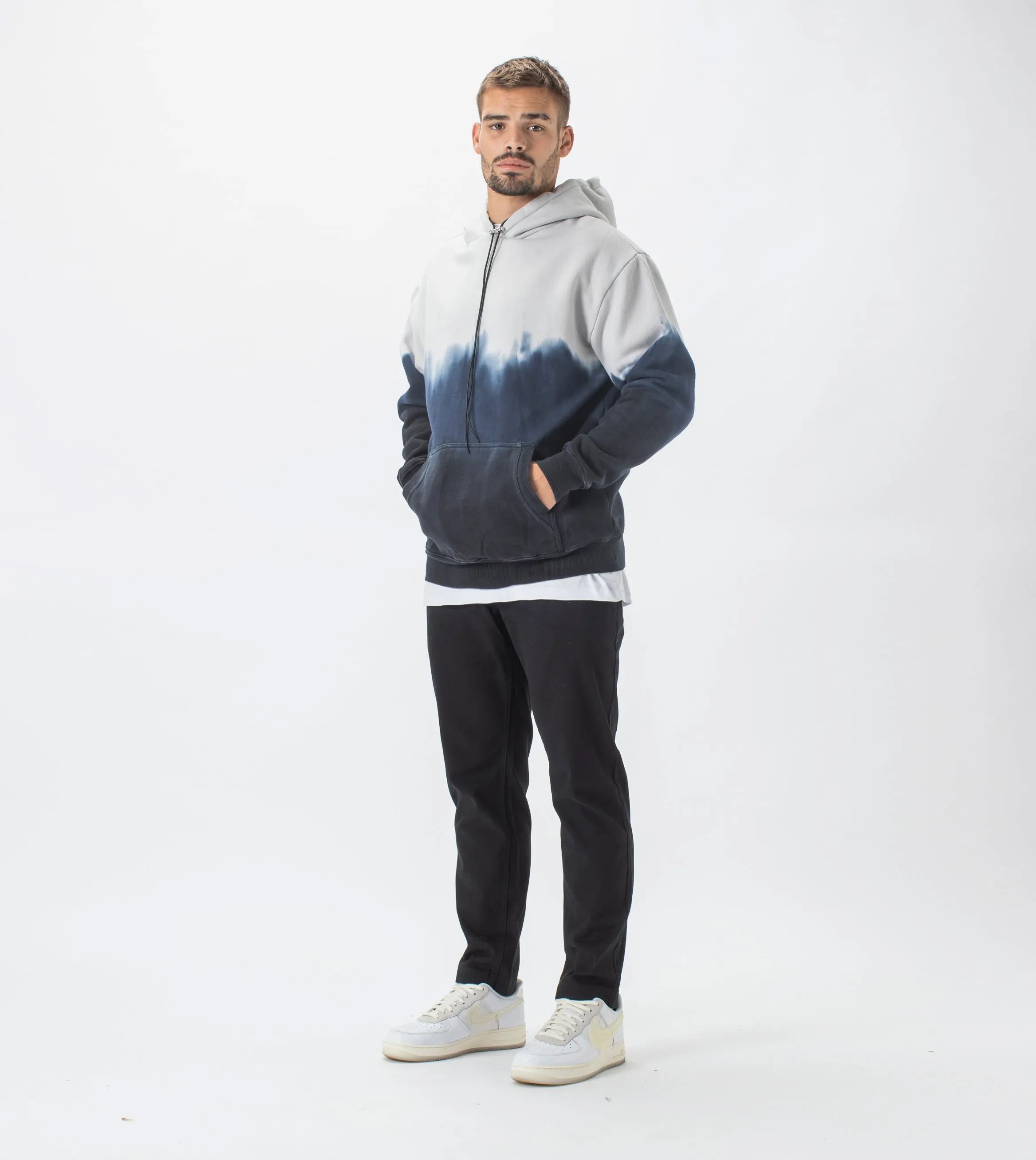 Lowgo Hood Sweat Frost/Black