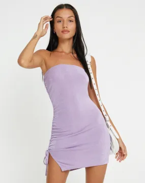 Maren Bandeau Dress in Lavender