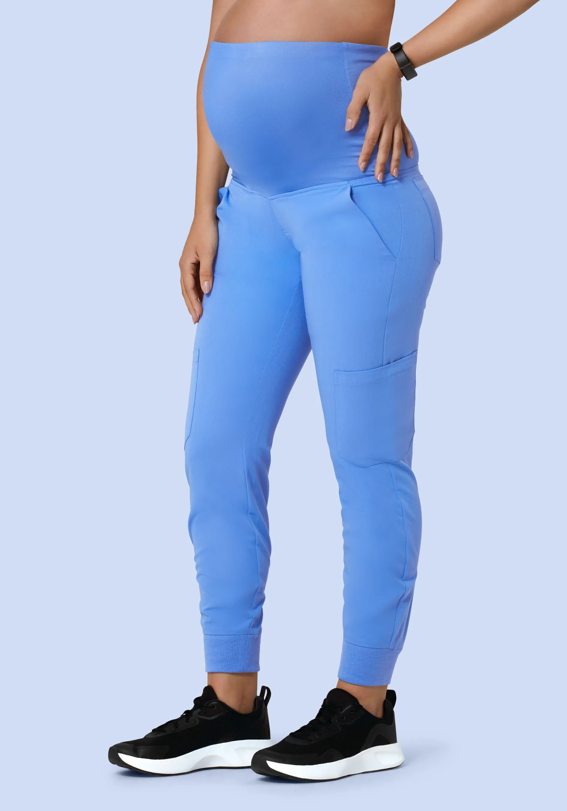 Maternity Joggers Ceil Blue