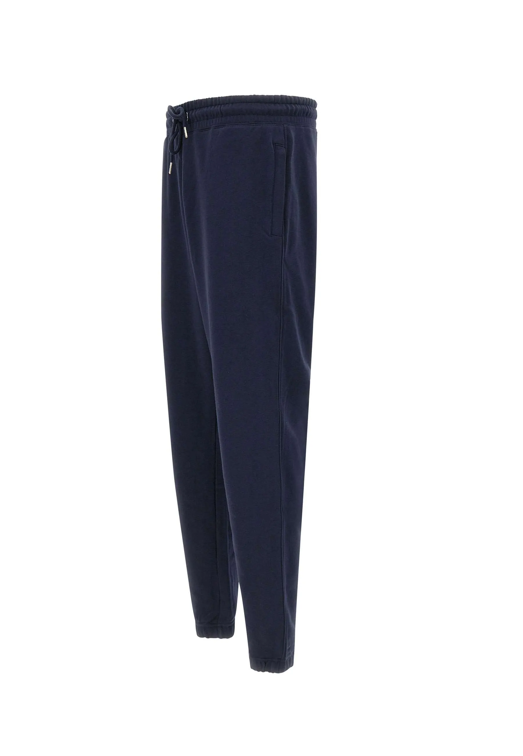 Men's Blue Cotton Jogger Trousers