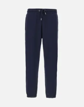 Men's Blue Cotton Jogger Trousers