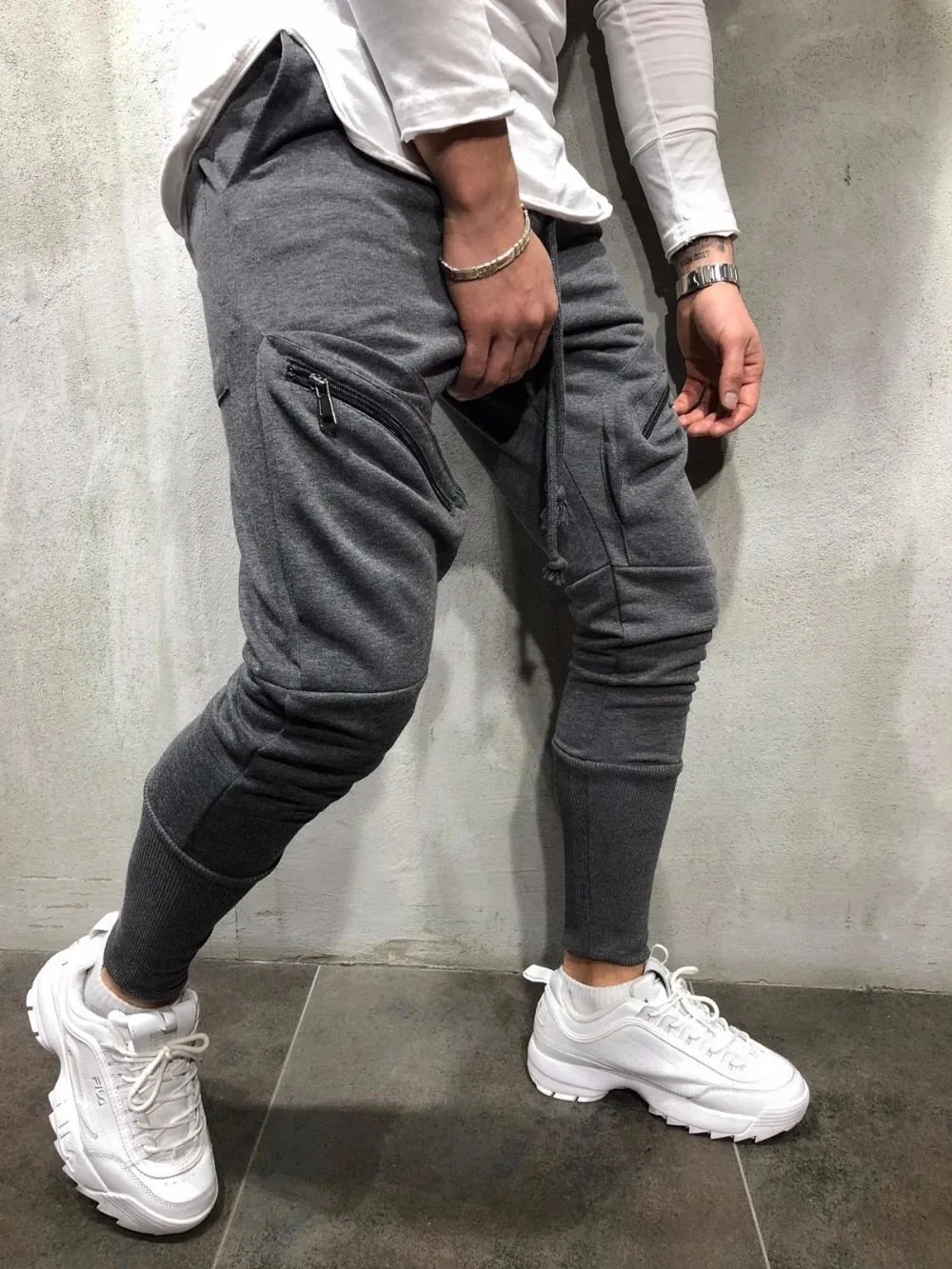 Men's Casual Multi-pocket Sweatpants