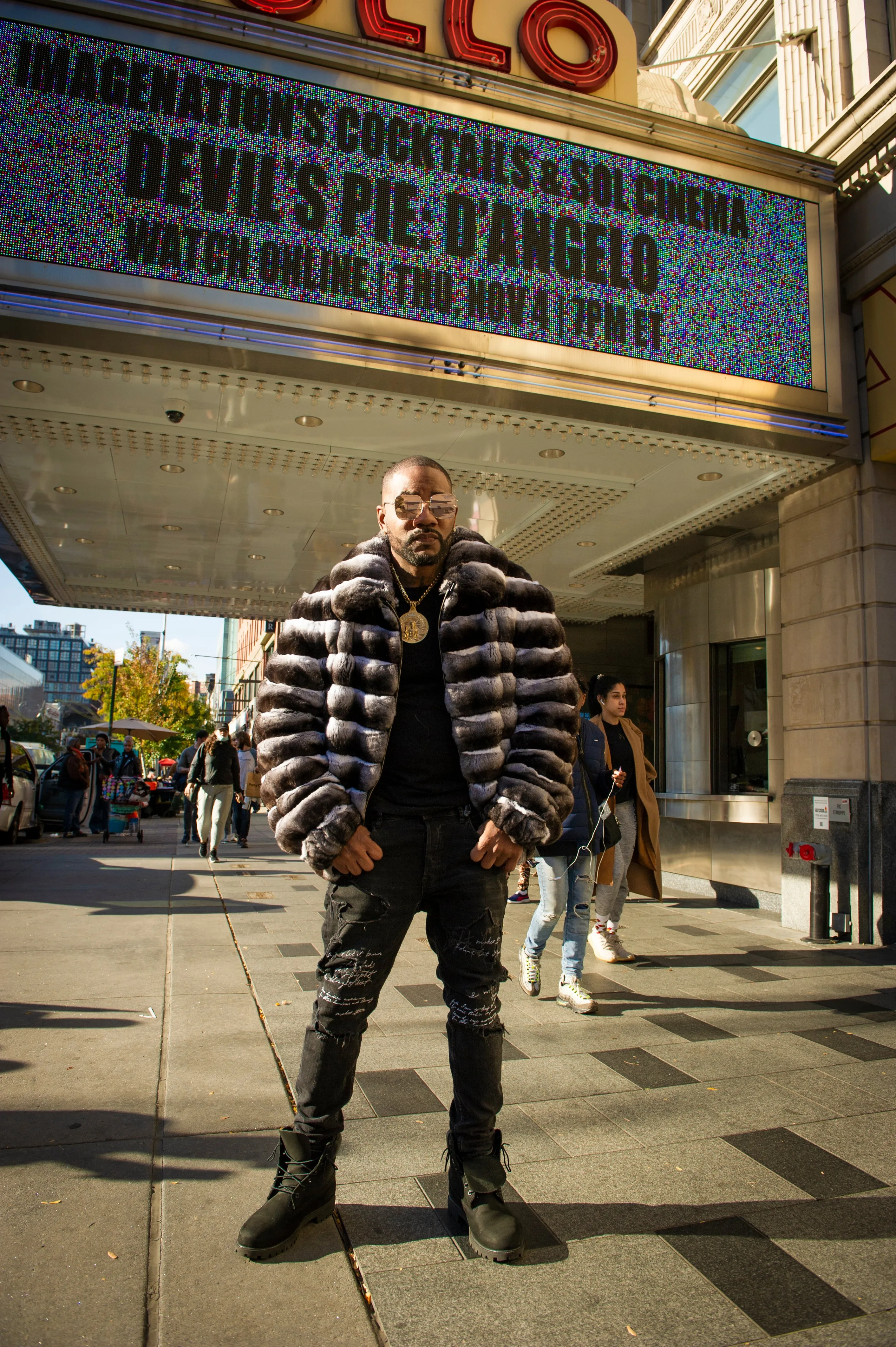 Men's Chinchilla Bomber Jacket