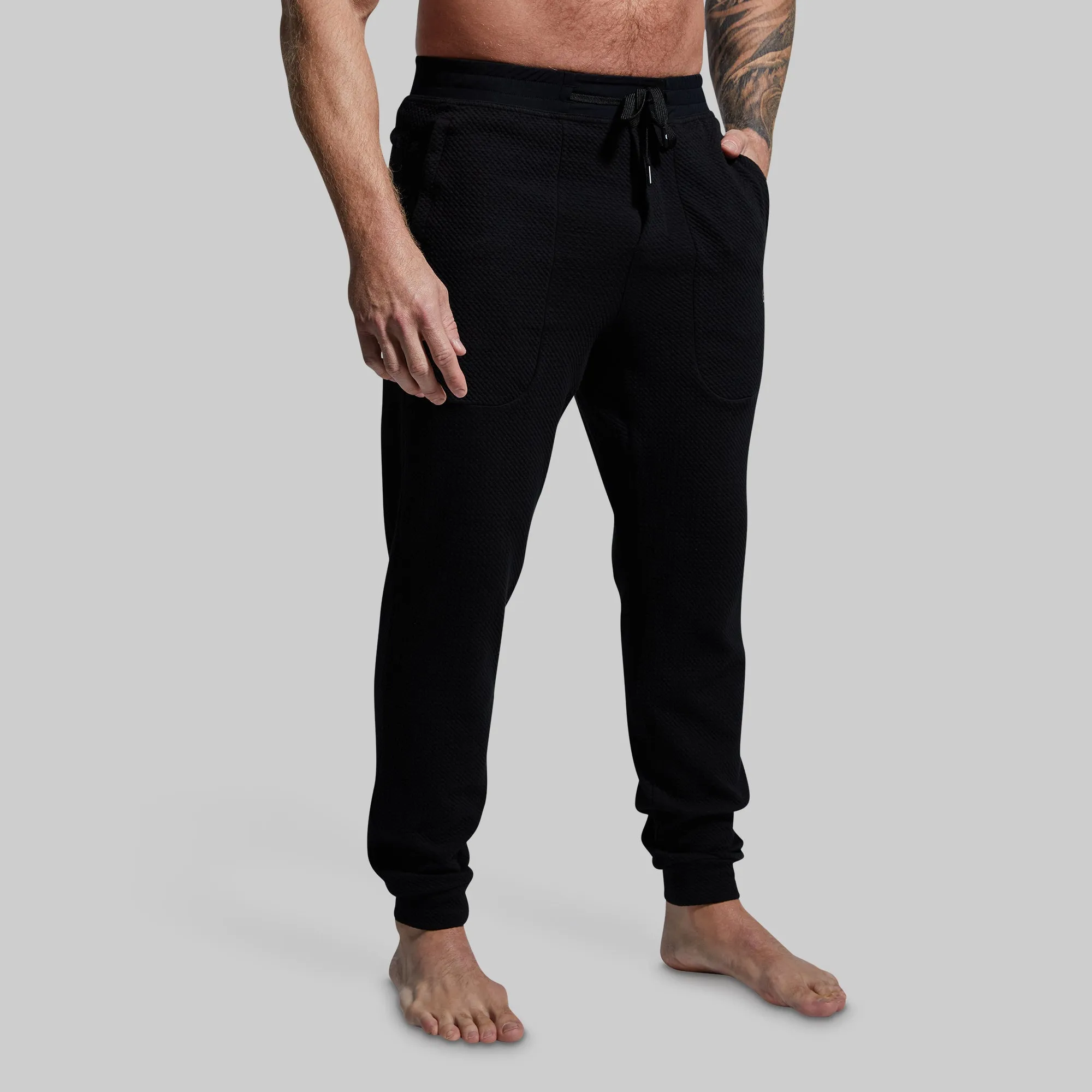 Men's Cloud Jogger Set (Black)