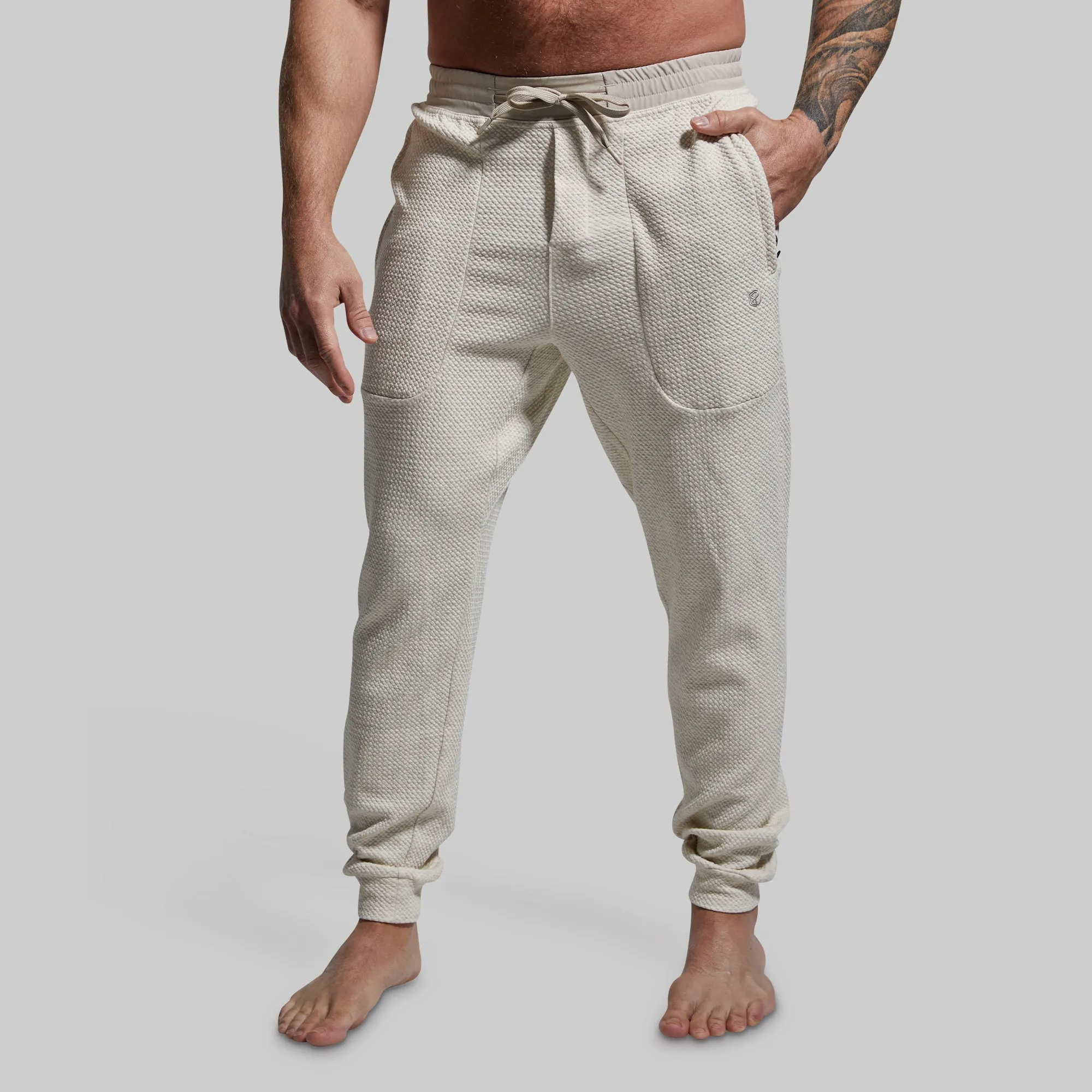 Men's Cloud Jogger Set (Heather Oatmeal)