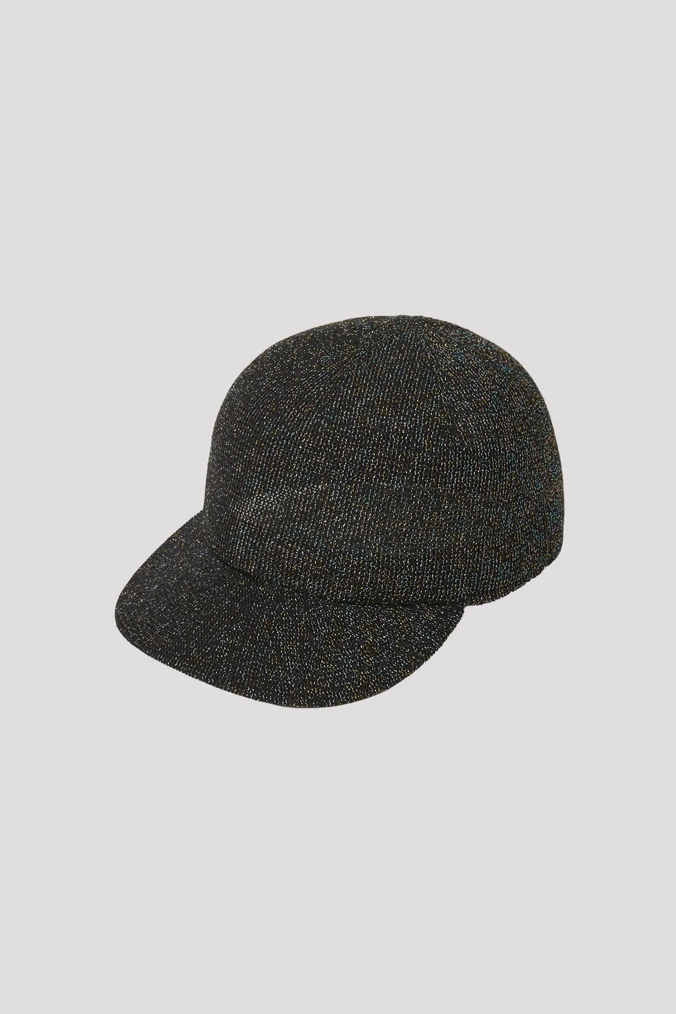 MESH KNIT GLITTER BASEBALL CAP