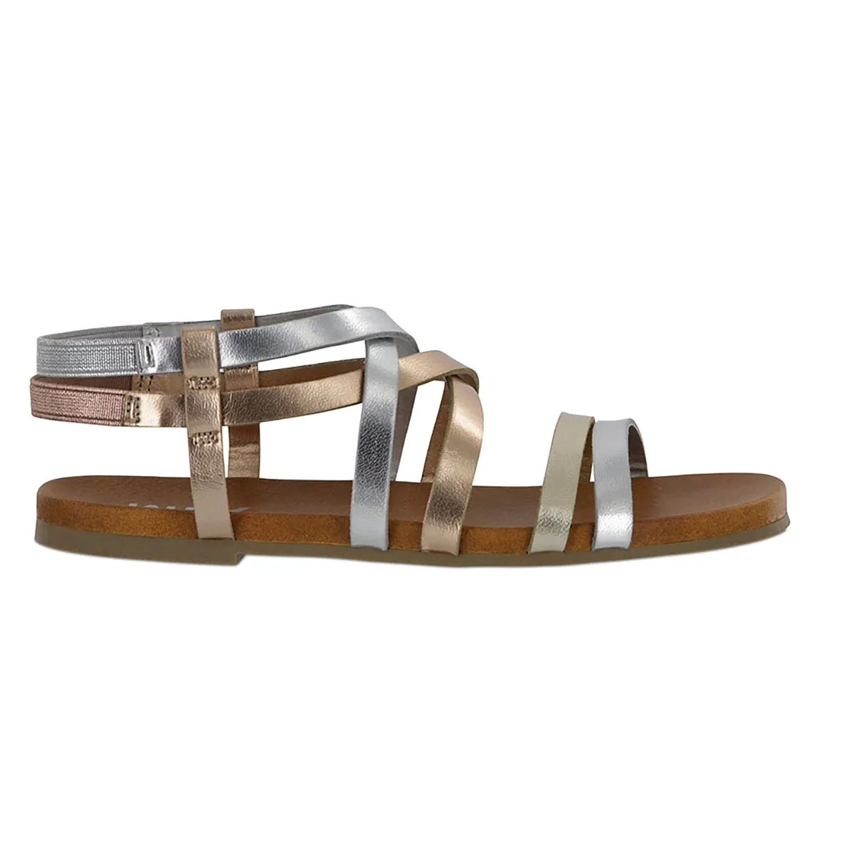 MIA Kid's Lunaa Strappy Sandal - Silver Multi MHK0047