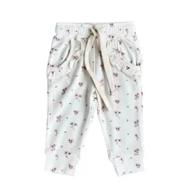 Mini Floral Girl's Ruffle Joggers