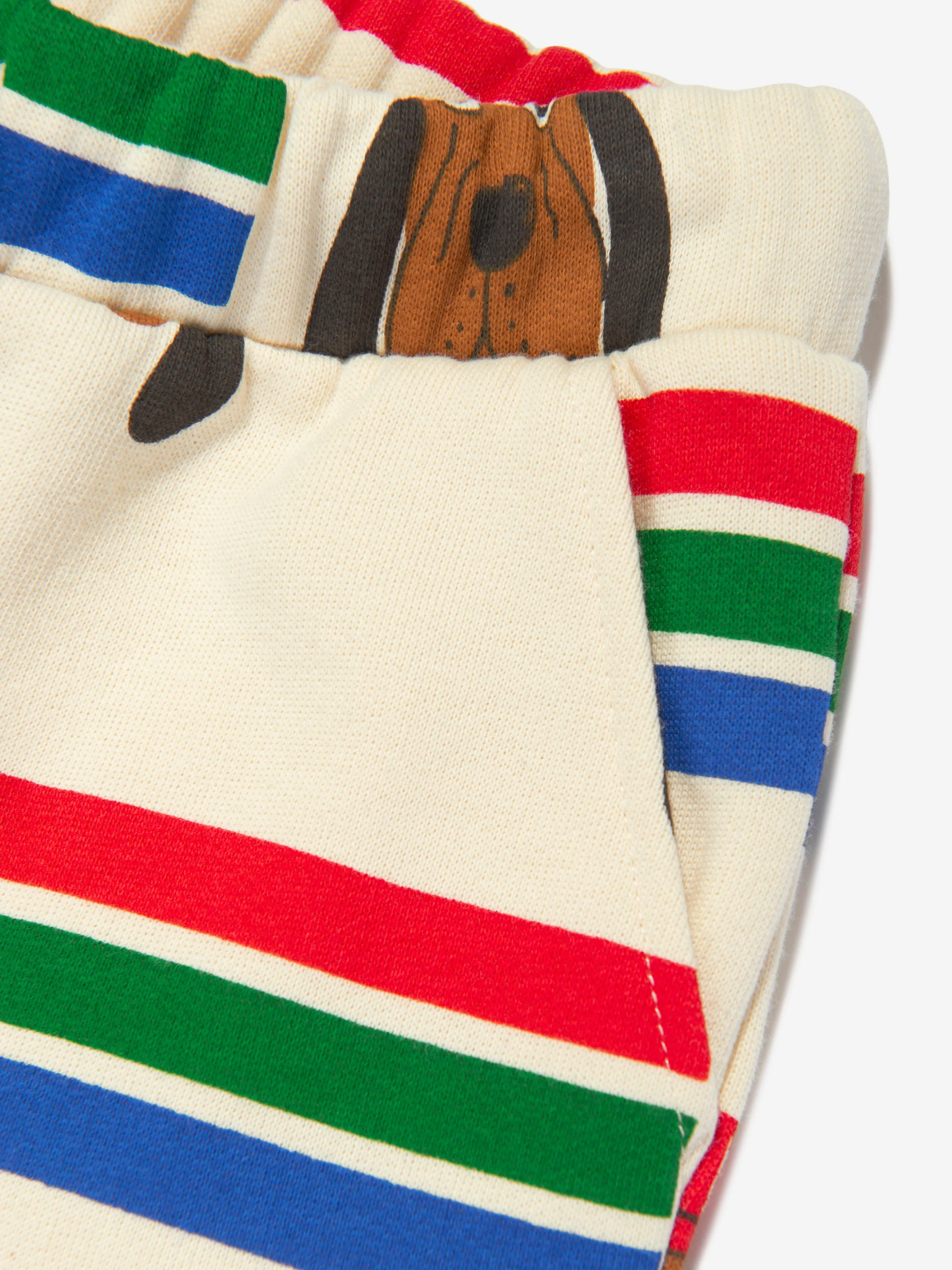 Mini Rodini Kids Bloodhound Joggers in Multicolour