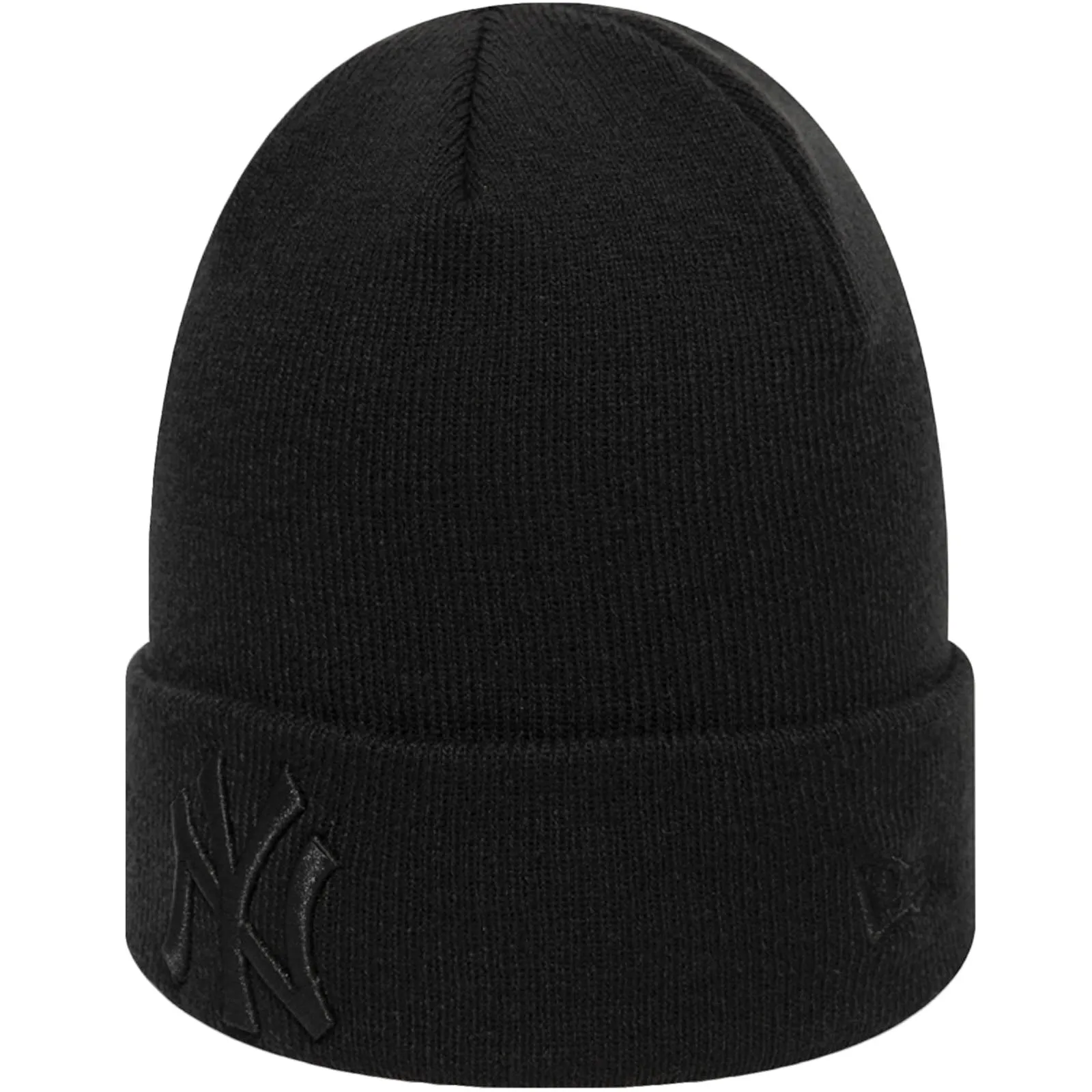 New Era New York NY Yankees MLB Beanie Hat All Black