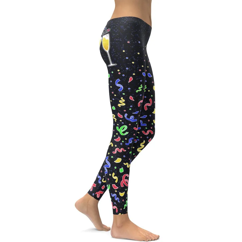 New Year Cheers Leggings