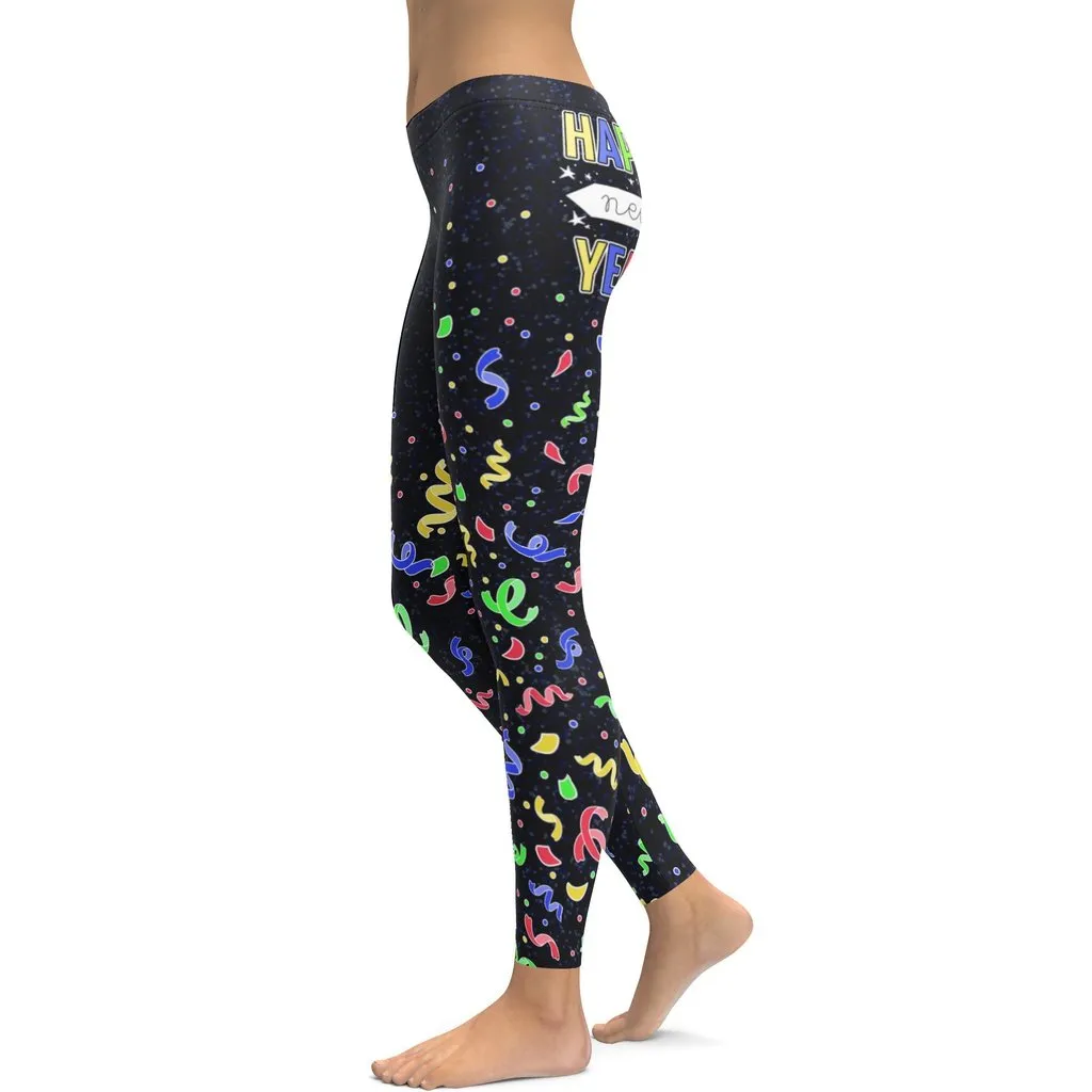 New Year Cheers Leggings