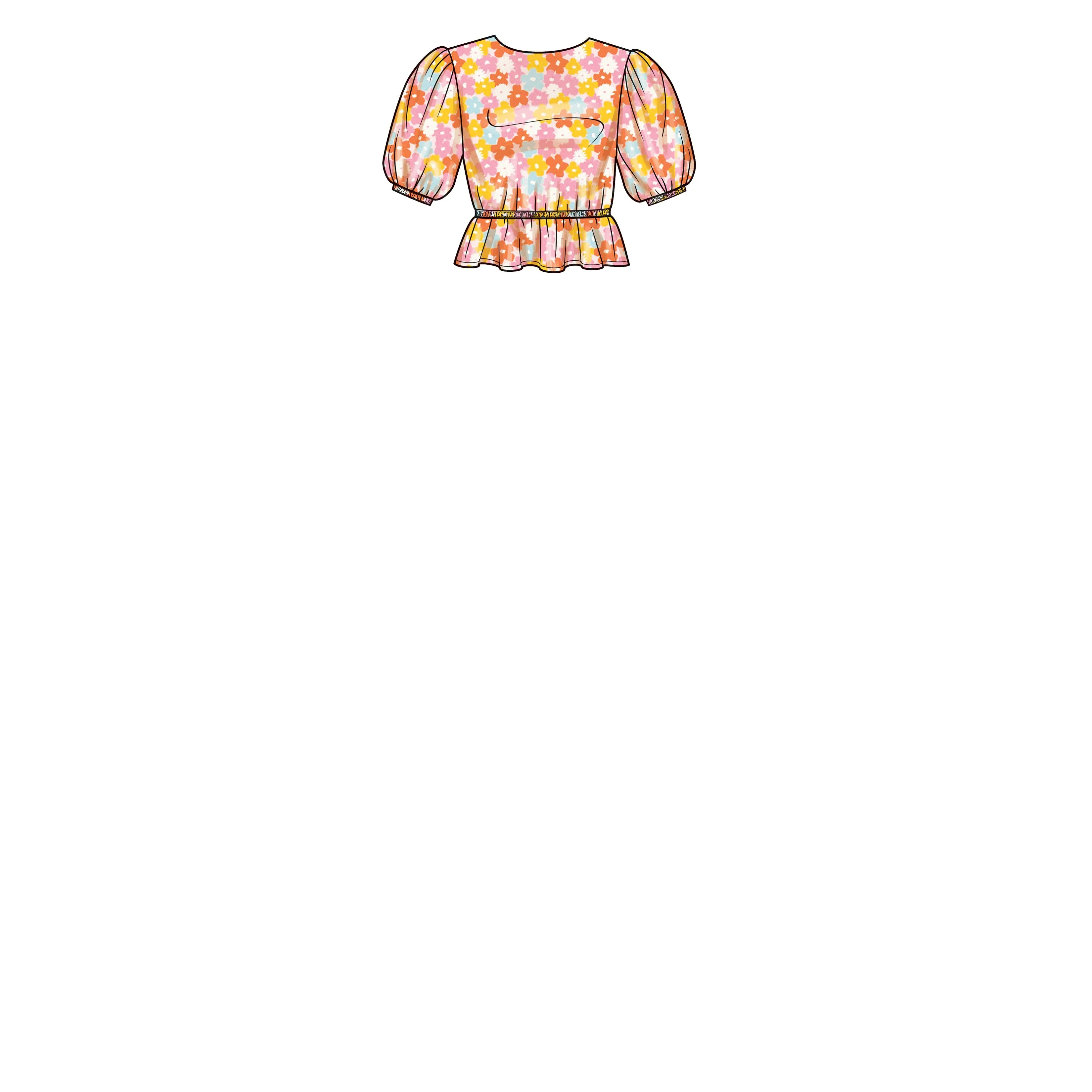 Newlook Pattern 6739 Children's and Girls' Dress, Top and Pants