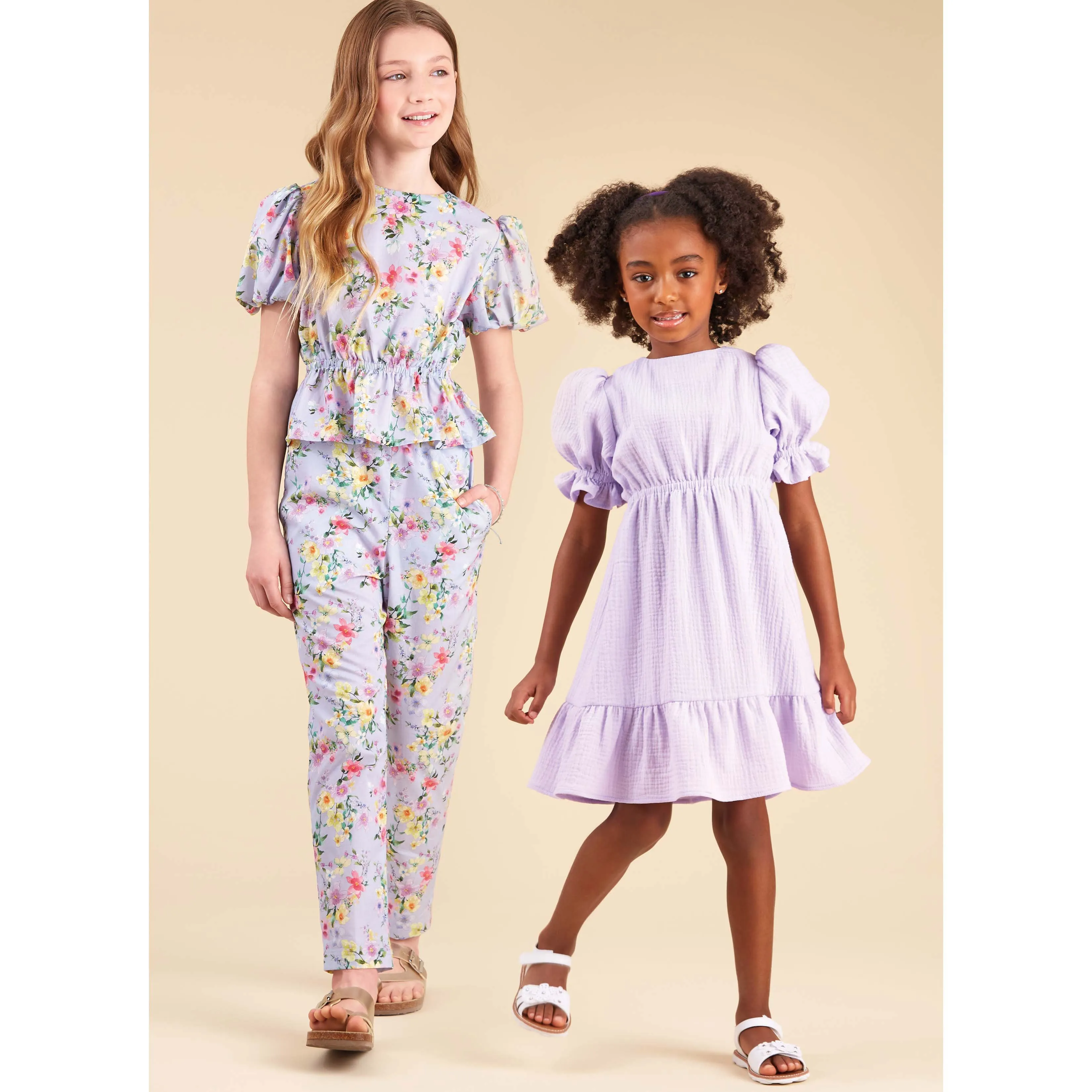 Newlook Pattern 6739 Children's and Girls' Dress, Top and Pants