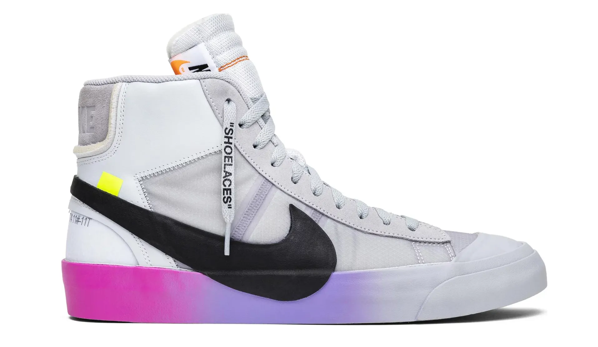 NIKE BLAZER MID 0FF-WHITE WOLF GREY SERENA QUEEN