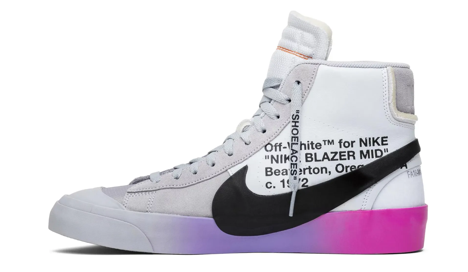 NIKE BLAZER MID 0FF-WHITE WOLF GREY SERENA QUEEN