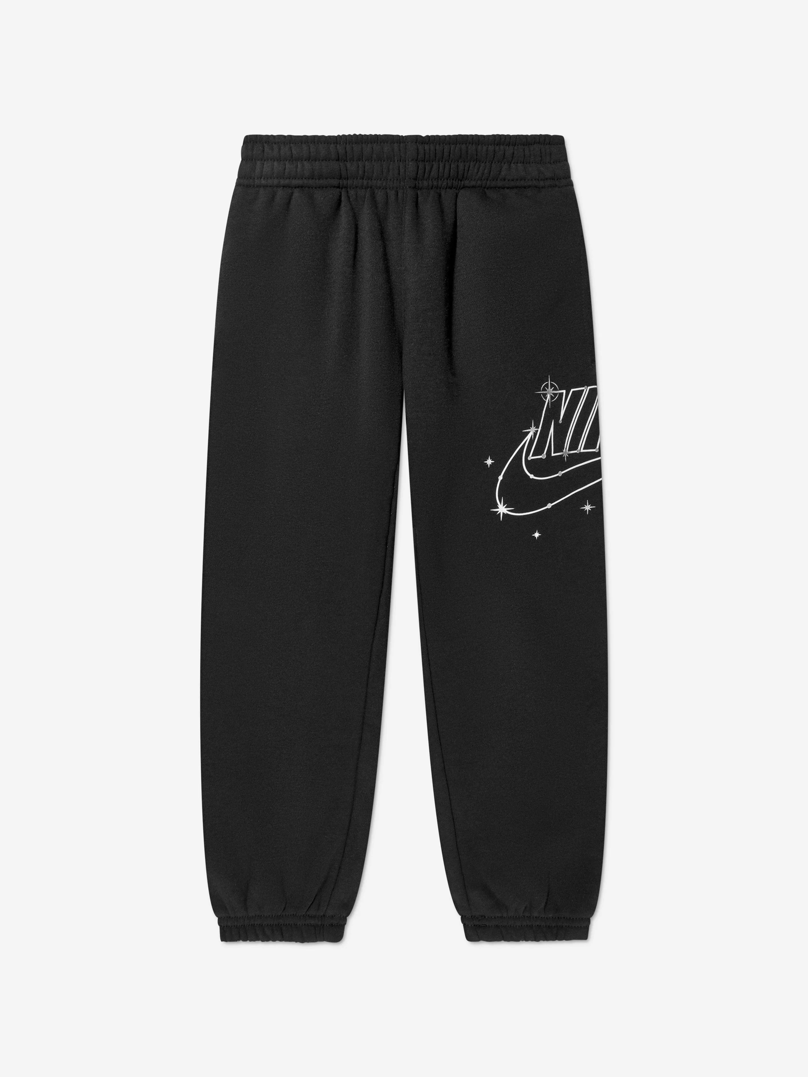 Nike Boys NSW Shine Joggers in Black