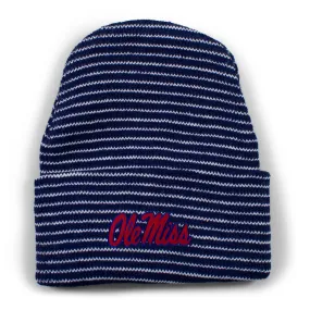 Ole Miss Stripe Knit Cap