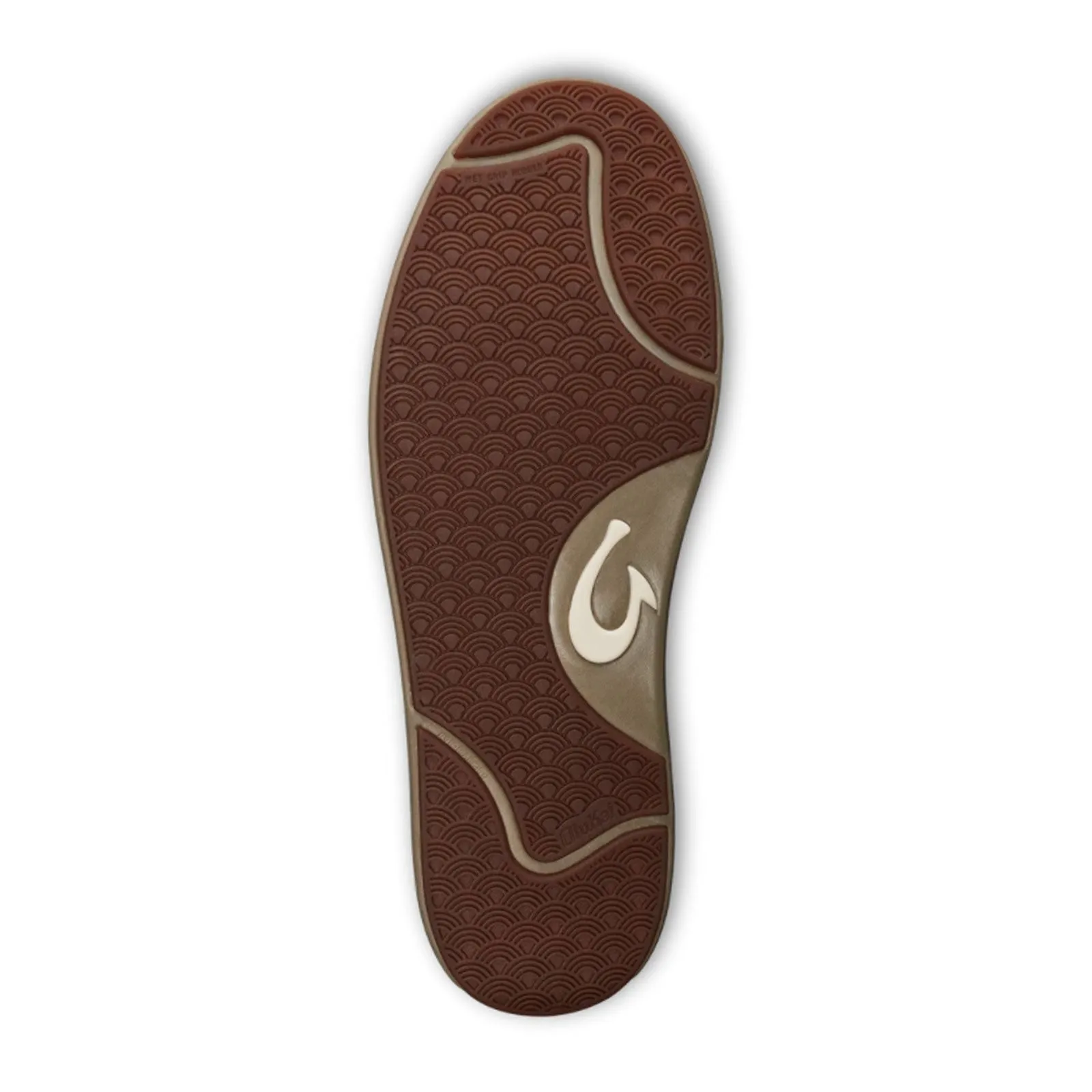 OluKai Lae'ahi Lauhala Slip On (Men) - Dark Wood/Dark Wood