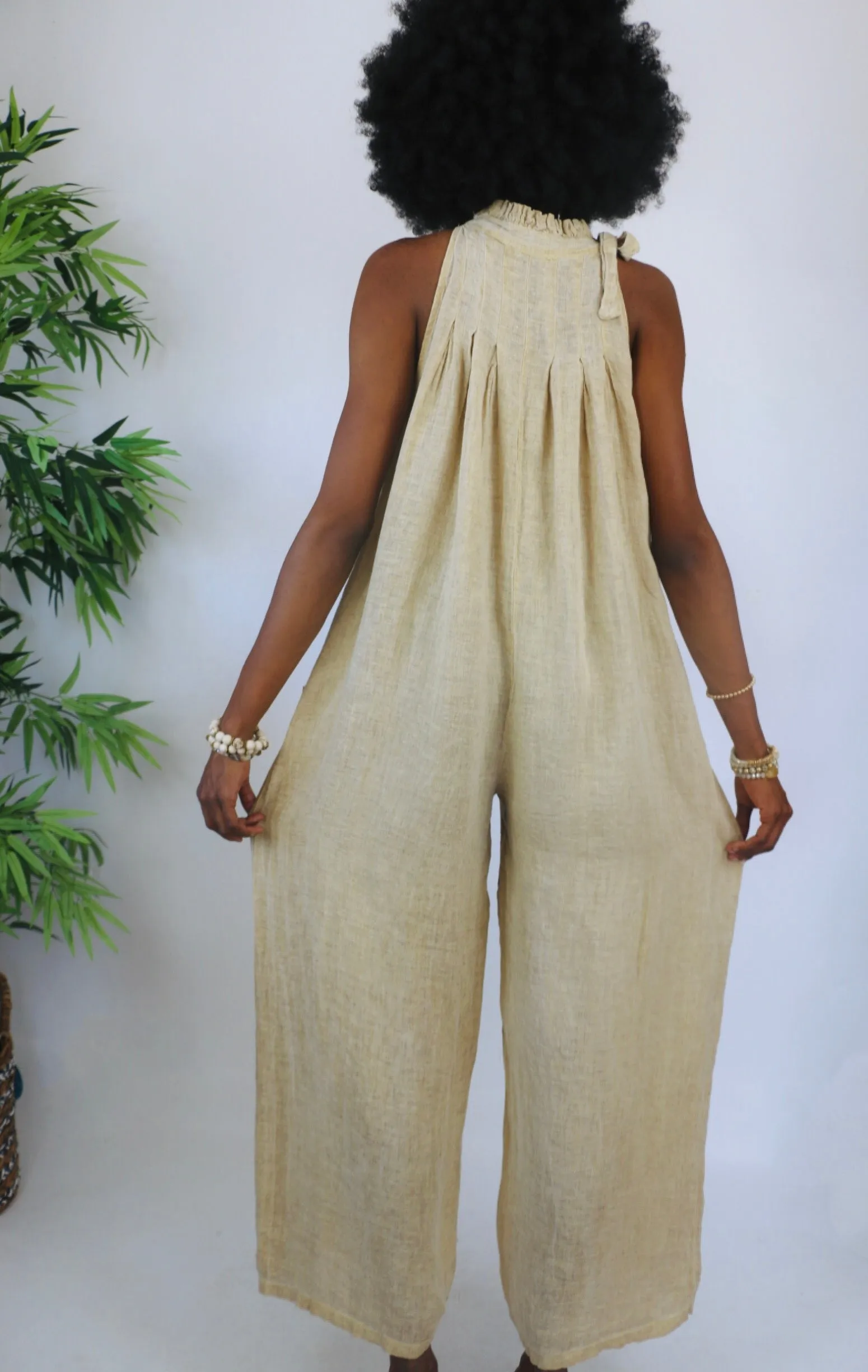 Olympia Linen Jumpsuit