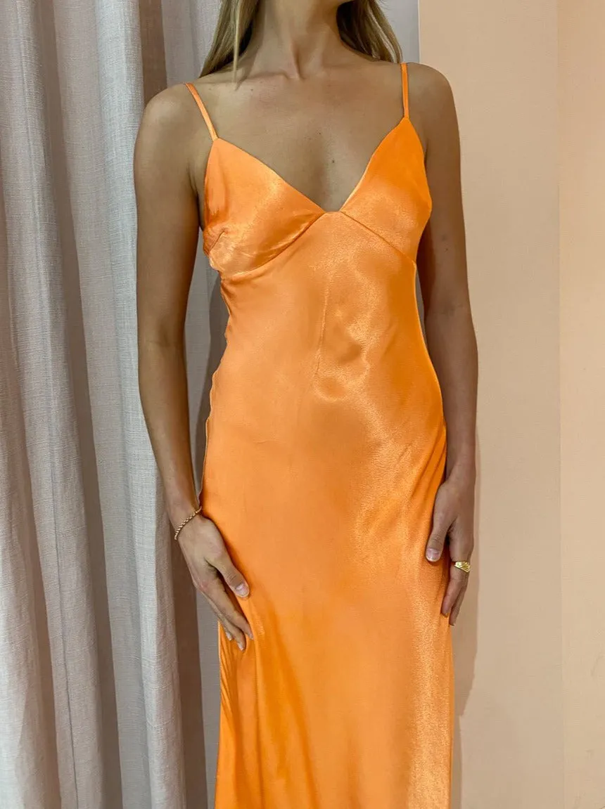 Ownley Dina Dress in Aperol Spritz