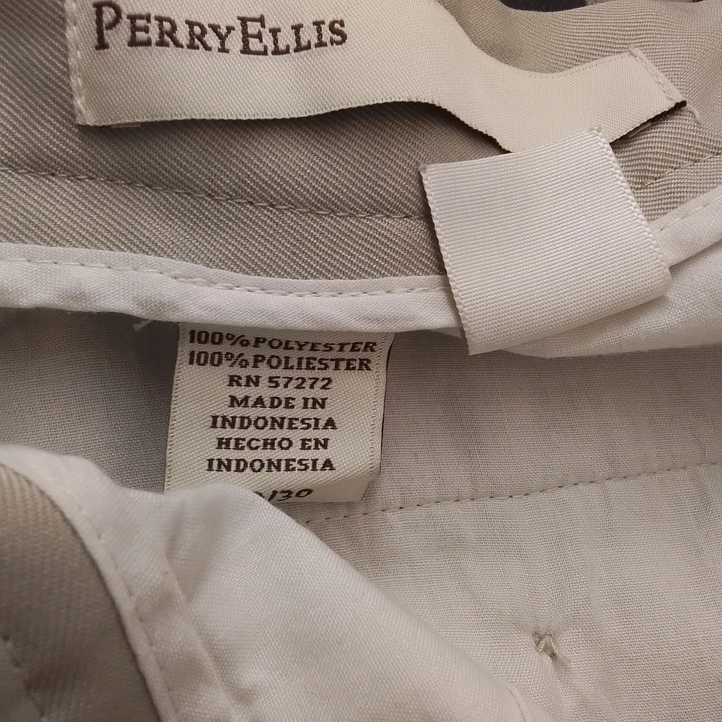 Perry Ellis Men's Khaki Dress Pants