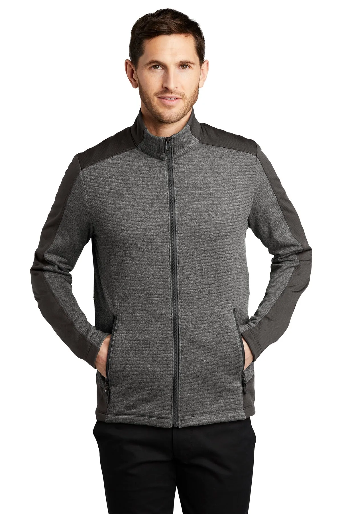 Port Authority Grid Fleece Jacket. F239