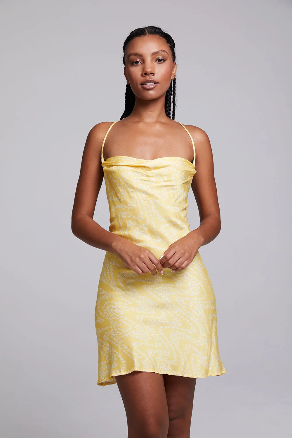 Positano Lemon Zest Slip Dress