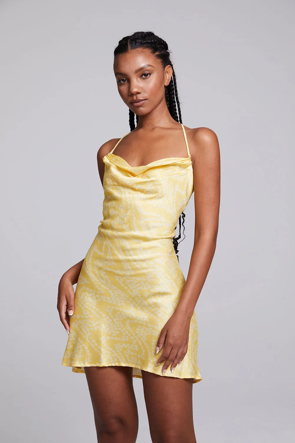 Positano Lemon Zest Slip Dress