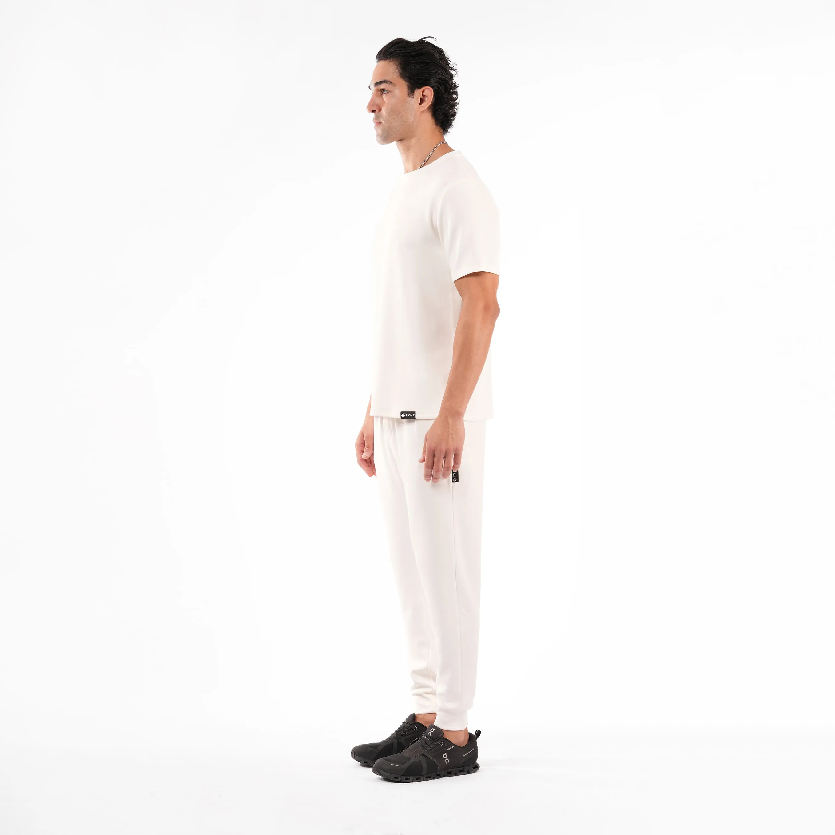 Premium Joggers For Men - Pure White