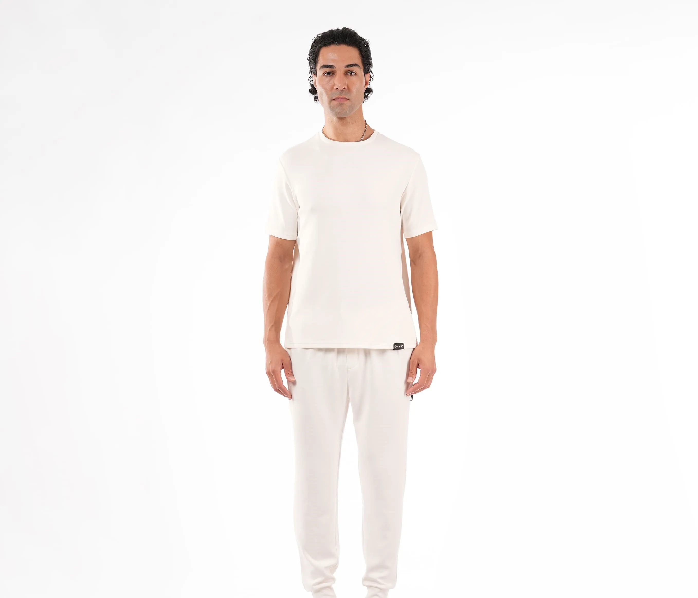 Premium Joggers For Men - Pure White