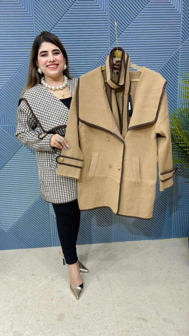 Premium Quality Stretchable Woolen Viral Blazer GGR766